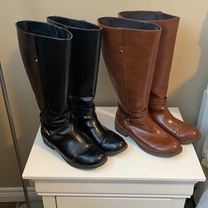 2 Pair! American Eagle Wide Calf Riding Boots 8.5W